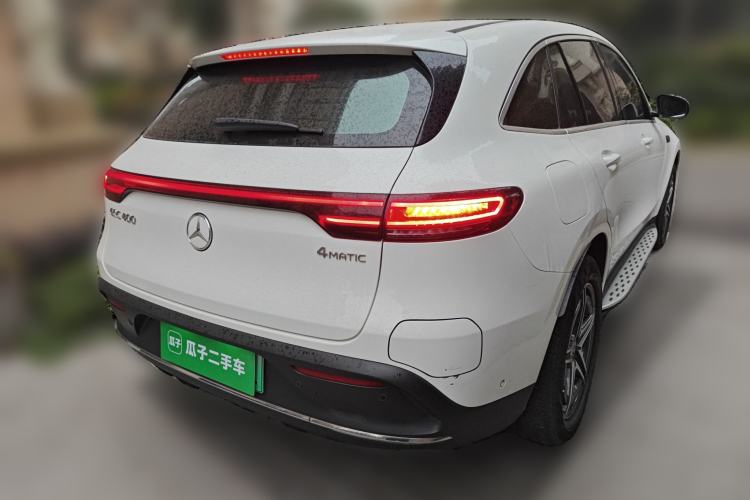 Used Mercedes-Benz EQC 2021 EQC 400 4MATIC Rear Right 45 Deg