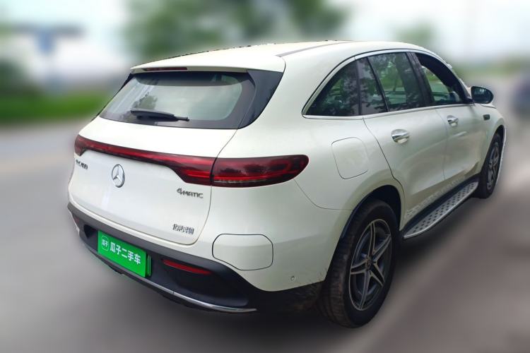 Used Mercedes-Benz EQC 2021 EQC 400 4MATIC Rear Right 45 Deg