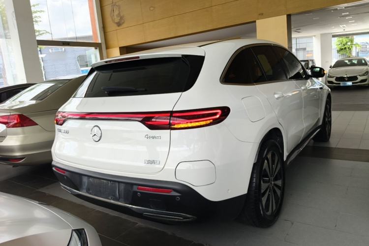 Used Mercedes-Benz EQC 2021 EQC 350 4MATIC Rear Right 45 Deg