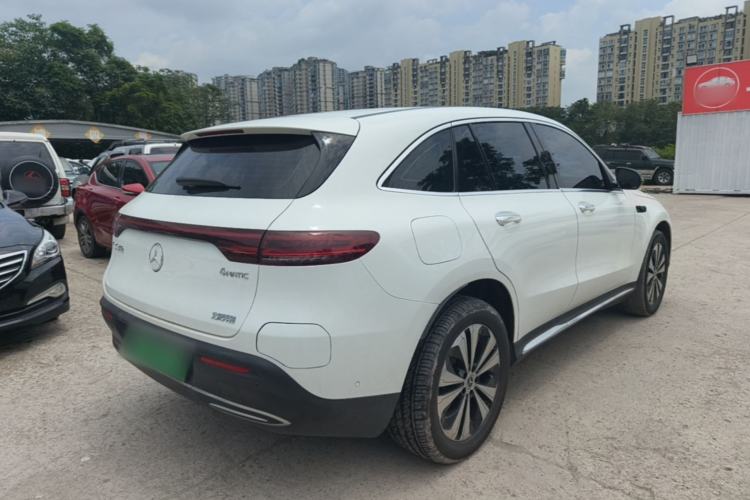 Used Mercedes-Benz EQC 2021 EQC 350 4MATIC Rear Right 45 Deg