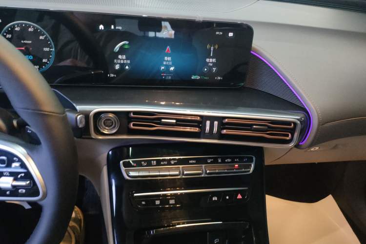 Used Mercedes-Benz EQC 2022-Year Restyled EQC 350 4MATIC Audio And AC Panel