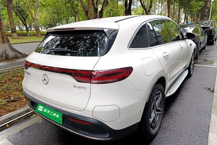 Used Mercedes-Benz EQC 2022 EQC 400 4MATIC Rear Right 45 Deg