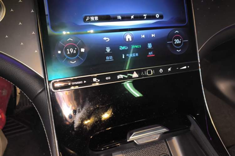 Used Mercedes-Benz EQE 2022 350 First Edition Special Version Audio And AC Panel