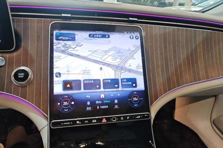 Used Mercedes-Benz EQE 2022 350 Pioneer Edition Audio And AC Panel