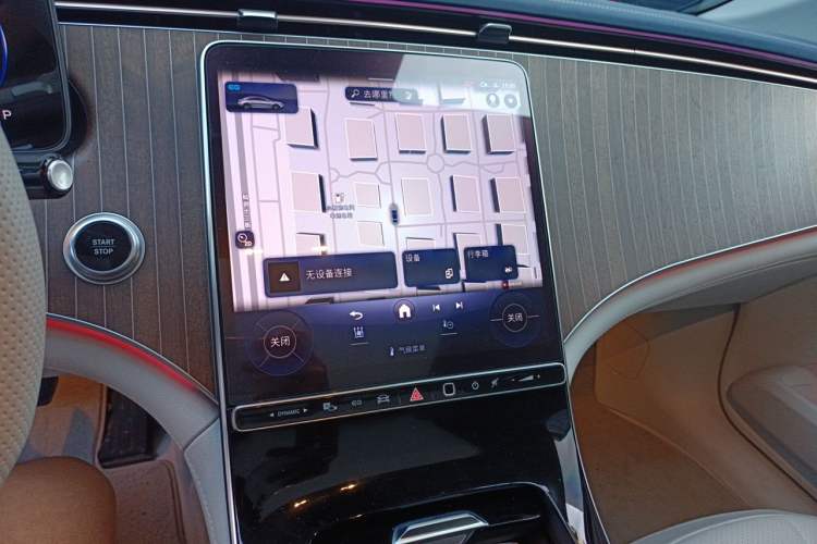 Used Mercedes-Benz EQE 2022 350 Pioneer Edition Audio And AC Panel