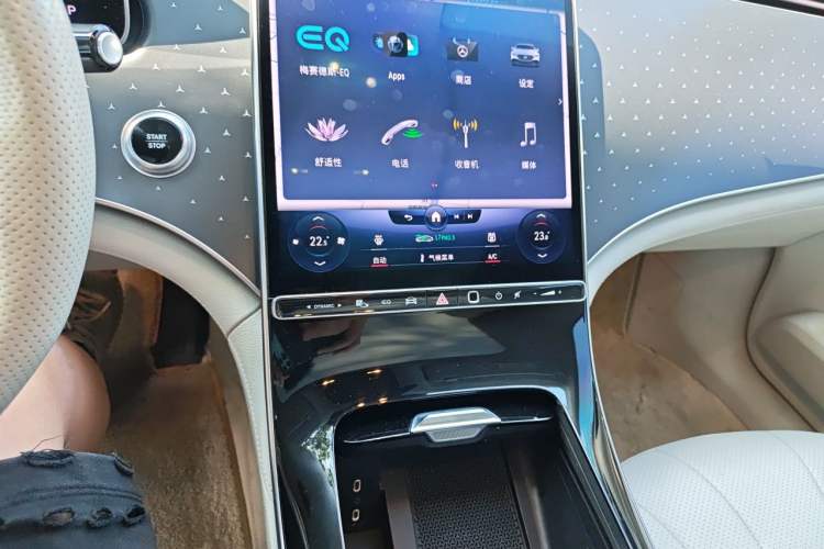 Used Mercedes-Benz EQE 2022 350 First Edition Special Version Audio And AC Panel