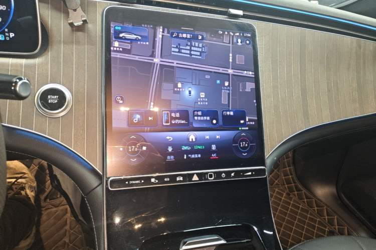Used Mercedes-Benz EQE 2022 350 Pioneer Edition Audio And AC Panel
