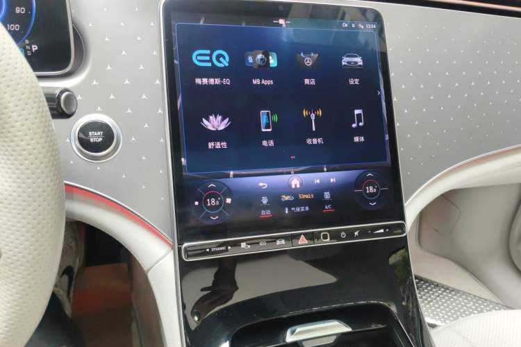 Used Mercedes-Benz EQE 2022 350 First Edition Special Version Audio And AC Panel