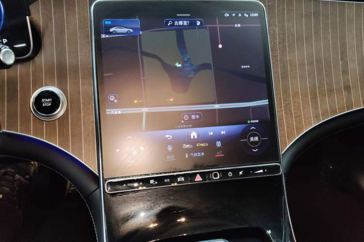 Used Mercedes-Benz EQE 2022 350 Pioneer Edition Audio And AC Panel