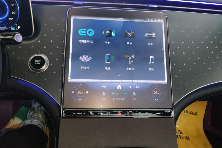 Used Mercedes-Benz EQE 2022 350 First Edition Special Version Audio And AC Panel