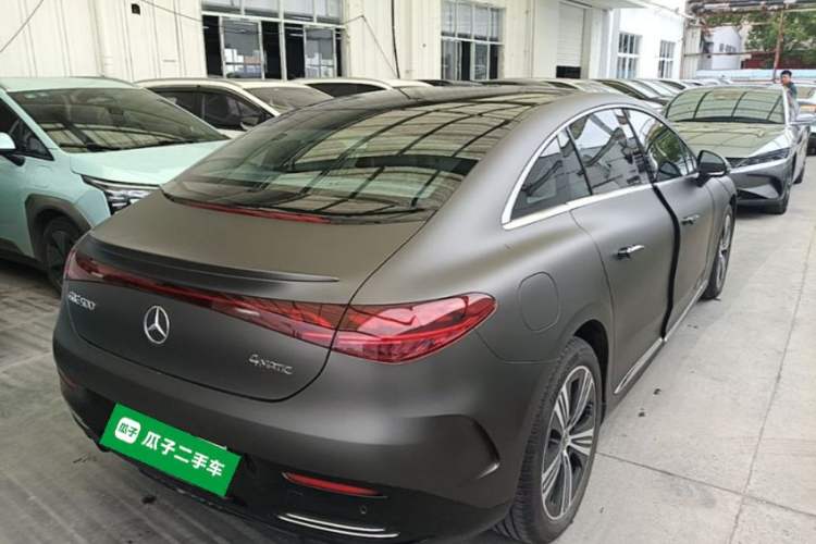 Used Mercedes-Benz EQE 2025 500 4MATIC Pioneer Edition Rear Right 45 Deg