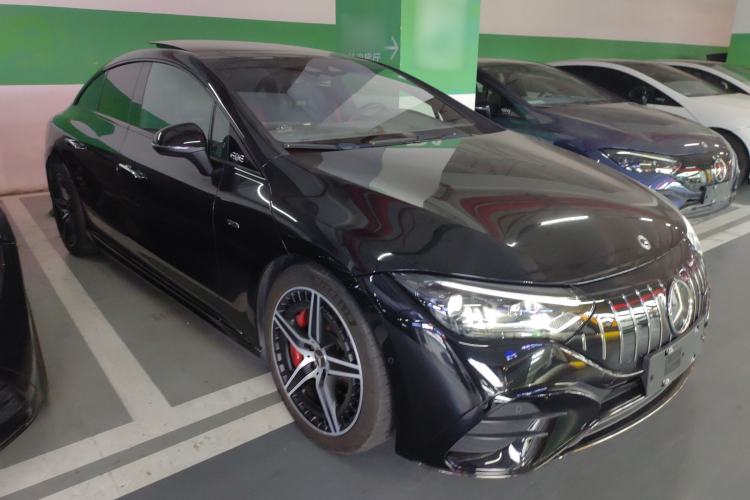 Used Mercedes-Benz EQE AMG 2023 AMG EQE 53 4MATIC+ Front Right 45 Deg