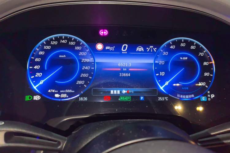 Used Mercedes-Benz EQE AMG 2023 AMG EQE 53 4MATIC+ Odometer Close Up