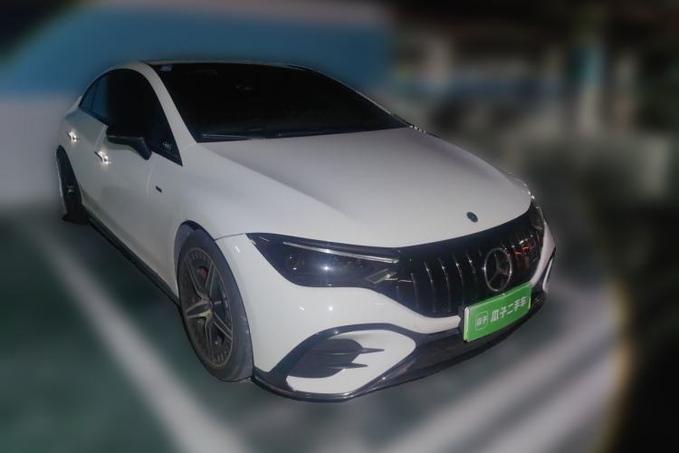Used Mercedes-Benz EQE AMG 2023 AMG EQE 53 4MATIC+ Front Right 45 Deg