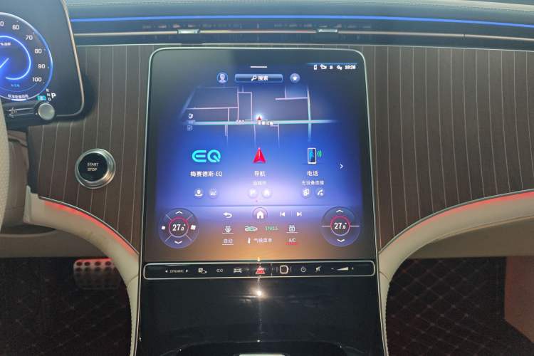 Used Mercedes-Benz EQE SUV 2023 350 4MATIC Pioneer Edition Audio And AC Panel