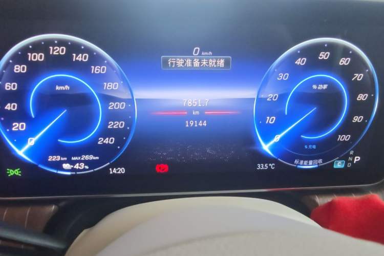 Used Mercedes-Benz EQE SUV 2023 350 4MATIC Pioneer Edition Odometer Close Up