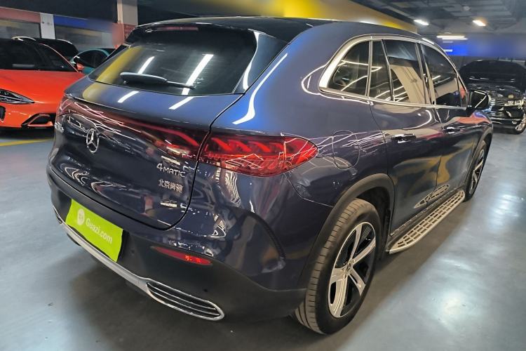 Used Mercedes-Benz EQE SUV 2023 350 4MATIC Pioneer Edition Rear Right 45 Deg