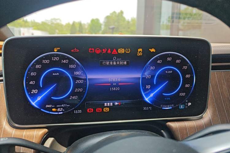 Used Mercedes-Benz EQE SUV 2023 350 4MATIC Pioneer Edition Instrument Cluster