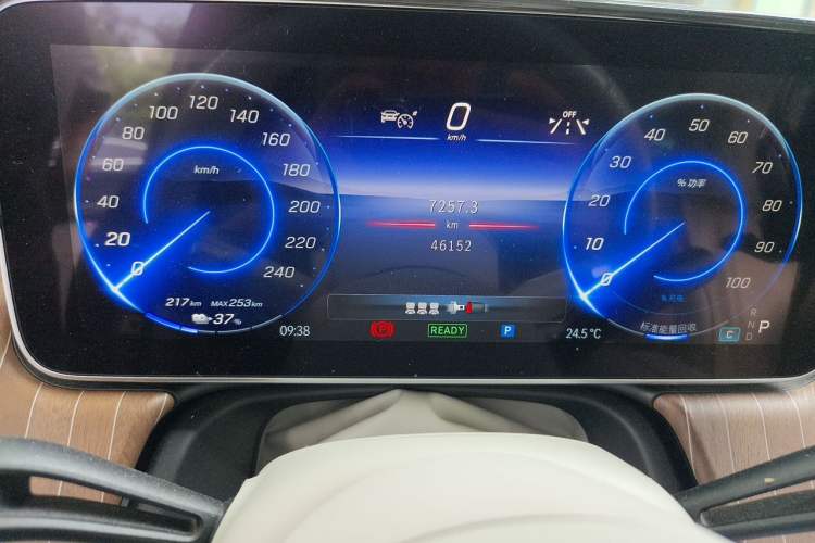 Used Mercedes-Benz EQE SUV 2023 350 4MATIC Pioneer Edition Odometer Close Up