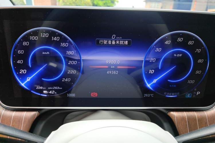 Used Mercedes-Benz EQE SUV 2023 350 4MATIC Luxury Edition Odometer Close Up