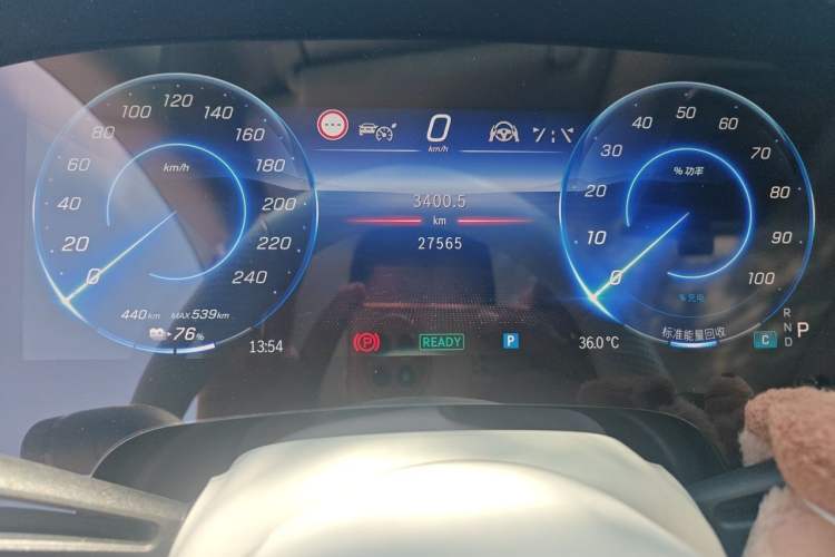 Used Mercedes-Benz EQE SUV 2023 500 4MATIC Odometer Close Up