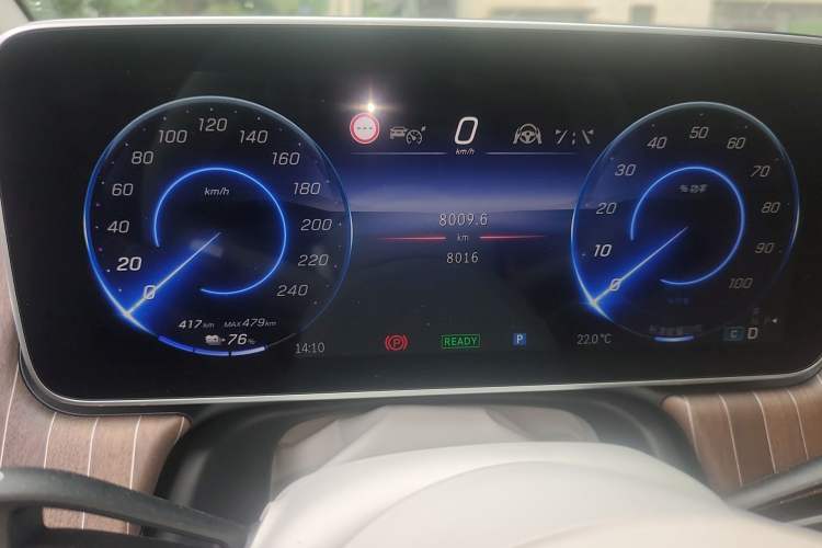 Used Mercedes-Benz EQE SUV 2023 350 4MATIC Luxury Edition Odometer Close Up