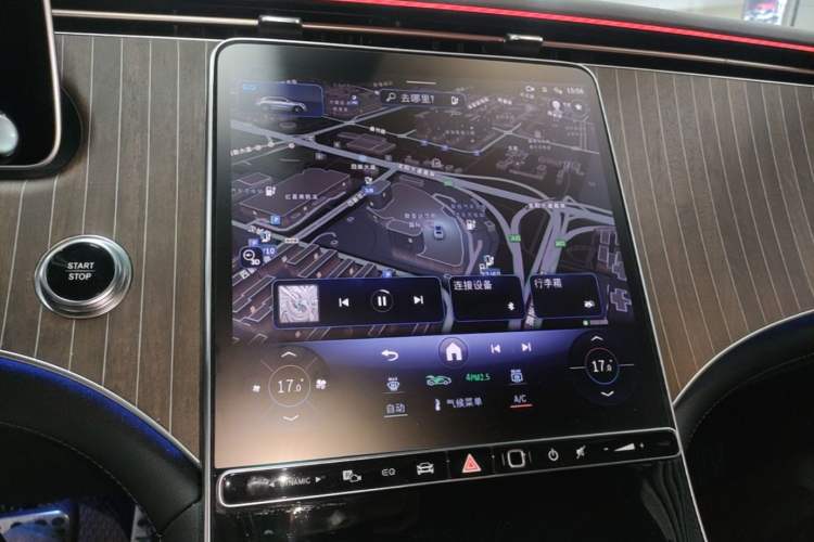 Used Mercedes-Benz EQE SUV 2024 500 4MATIC Luxury Edition Audio And AC Panel