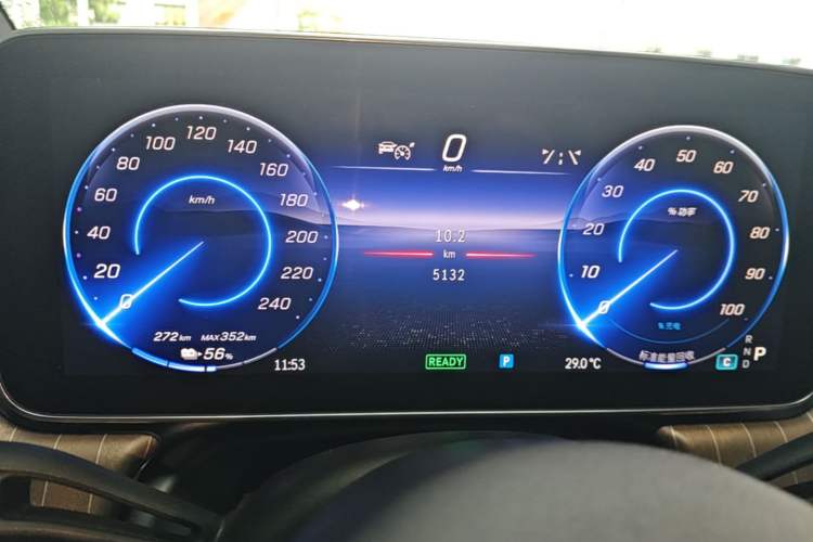 Used Mercedes-Benz EQE SUV 2024 500 4MATIC Pioneer Edition Instrument Cluster