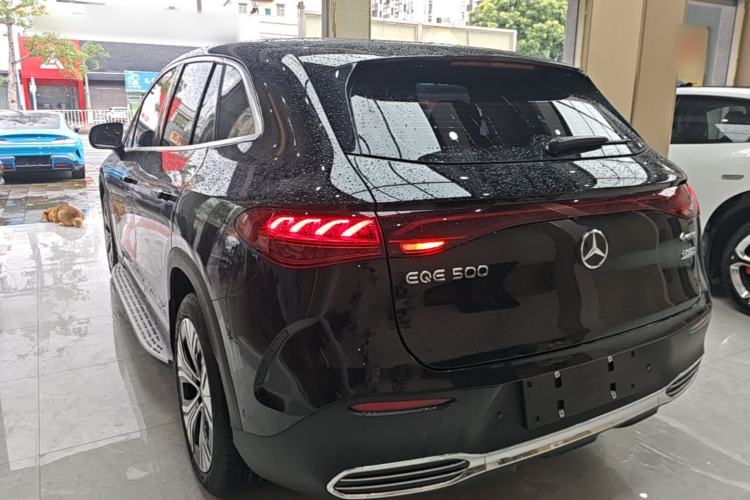 Used Mercedes-Benz EQE SUV 2024 500 4MATIC Pioneer Edition Rear Left 45 Deg