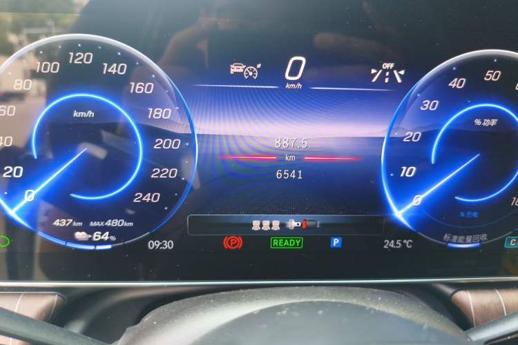Used Mercedes-Benz EQE SUV 2024 500 4MATIC Pioneer Edition Odometer Close Up