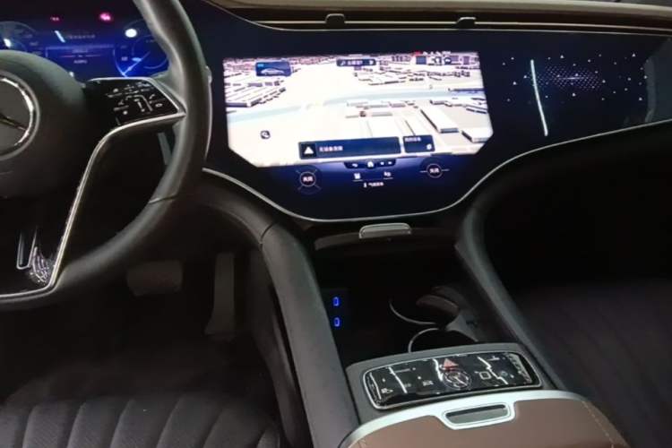 Used Mercedes-Benz EQS 2022 Updated Version 450+ Luxury Edition Audio And AC Panel