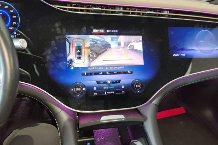 Used Mercedes-Benz EQS 2022 Updated Version 450+ Pioneer Edition Audio And AC Panel