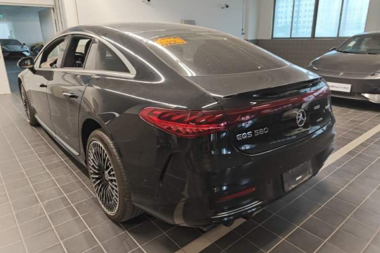 Used Mercedes-Benz EQS 2022 580 4MATIC Rear Left 45 Deg