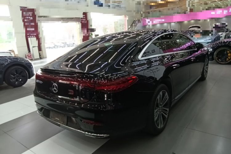 Used Mercedes-Benz EQS 2022 Updated Version 450+ Luxury Edition Rear Right 45 Deg