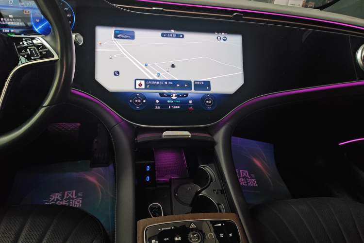 Used Mercedes-Benz EQS 2022 Updated Version 450+ Pioneer Edition Audio And AC Panel