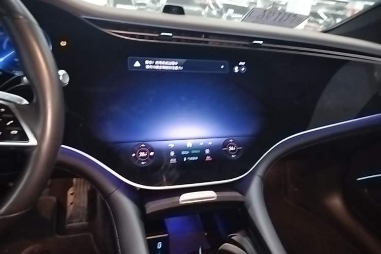 Used Mercedes-Benz EQS 2022 Updated Version 450+ Pioneer Edition Audio And AC Panel