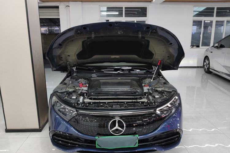 Used Mercedes-Benz EQS 2022 Updated Version 450+ Pioneer Edition Engine Bay