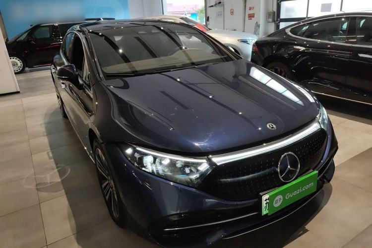 Used Mercedes-Benz EQS 2022 Updated Version 450+ Pioneer Edition Front Right 45 Deg