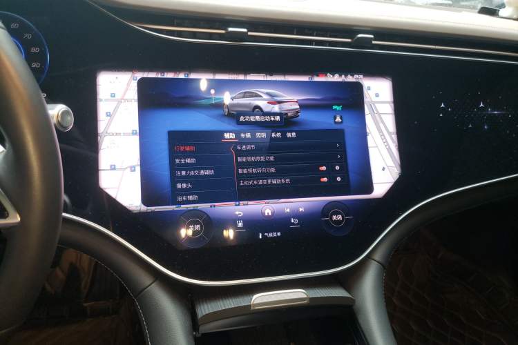 Used Mercedes-Benz EQS 2022 450+ Luxury Edition Audio And AC Panel