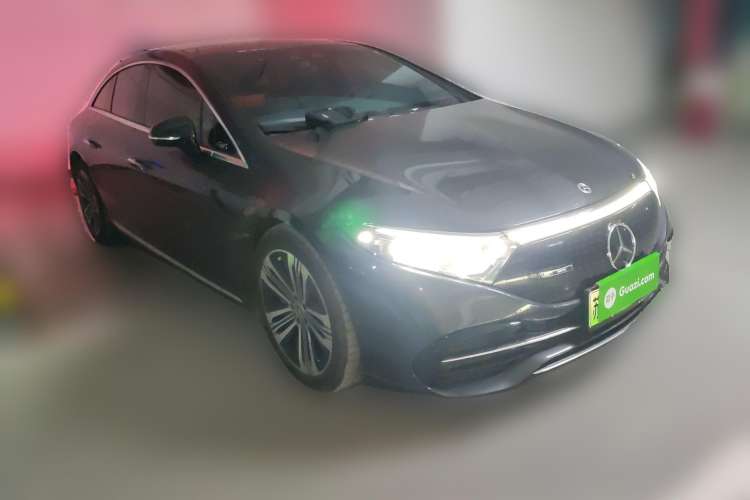 Used Mercedes-Benz EQS 2022 450+ Pioneer Edition Front Right 45 Deg
