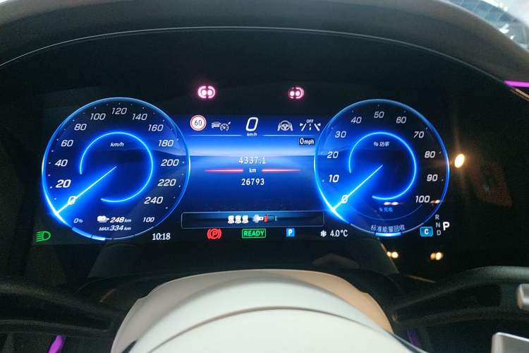 Used Mercedes-Benz EQS 2022 Updated Version 450+ Pioneer Edition Instrument Cluster
