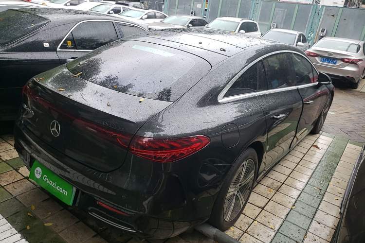 Used Mercedes-Benz EQS 2022 450+ Luxury Edition Rear Right 45 Deg