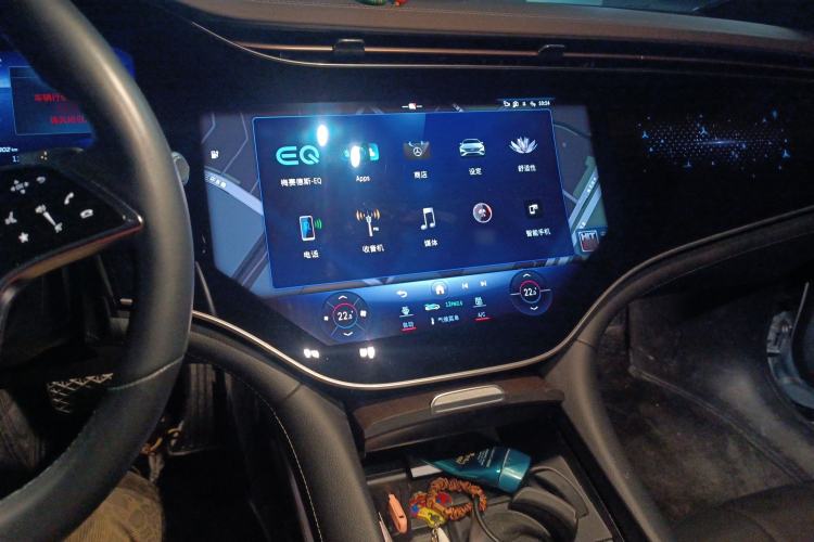 Used Mercedes-Benz EQS 2022 450+ Pioneer Edition Audio And AC Panel