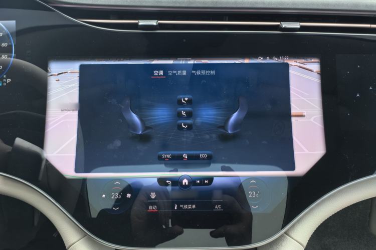 Used Mercedes-Benz EQS 2022 Updated Version 450+ Pioneer Edition Audio And AC Panel