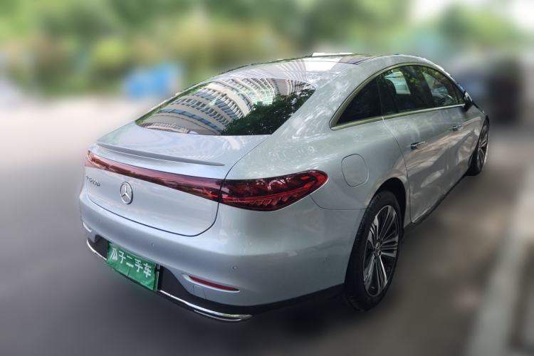 Used Mercedes-Benz EQS 2022 Updated Version 450+ Pioneer Edition Rear Right 45 Deg
