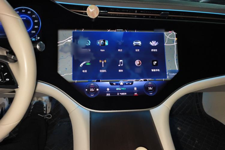 Used Mercedes-Benz EQS 2022 450+ Pioneer Edition Audio And AC Panel