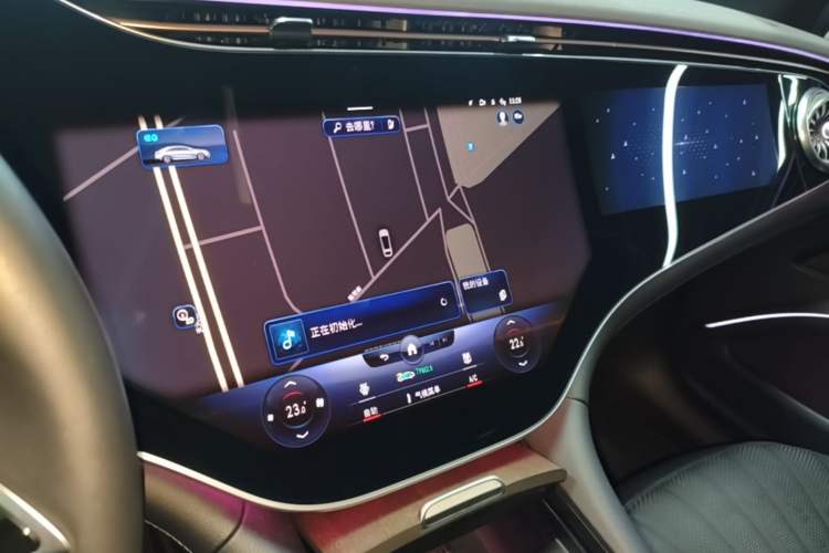 Used Mercedes-Benz EQS 2022 450+ Pioneer Edition Audio And AC Panel