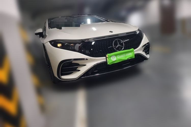 Used Mercedes-Benz EQS 2022 580 4MATIC Front Right 45 Deg