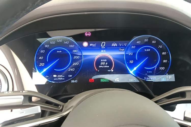 Used Mercedes-Benz EQS 2022 Updated 580 4MATIC Instrument Cluster