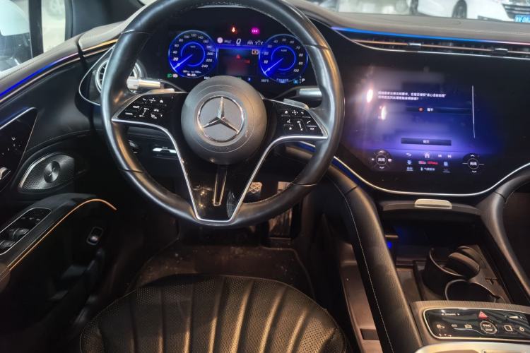 Used Mercedes-Benz EQS 2022 Updated Version 450+ Luxury Edition Steering Wheel